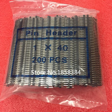 10pcs 40 Pin 1x40 Single Row Male 2.54 Breakable Pin Header Connector Strip  Black 2024 - buy cheap