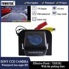 FUWAYDA FOR SONY CCD Chip Car Auto Rear View Reverse Backup CAMERA Mirror Image for TOYOTA Prius 2012 12 With parking lines HD 2024 - buy cheap