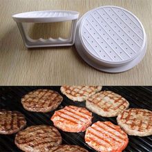 Пластиковый пресс для котлет форма для гамбургера, круглая мясорубка, барбекю, семейные вечерние DIY инструмент для изготовления гамбургеров, горячая распродажа 2024 - купить недорого