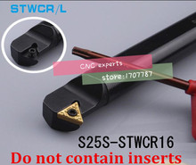 Herramienta de torneado interno de S25S-STWCR16, 60 grados, barra perforadora de herramientas de torno, herramienta de torneado CNC, máquina de torno de herramientas 2024 - compra barato