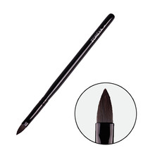 Черные кисти для макияжа с деревянной ручкой, аппликатор для помады, кисть для консилера для губ 2024 - купить недорого