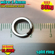 2015  fishing lures with ocean boat  fishing  rock fishing beach fishing size 10.5mm Connector split rings 2000pcs 2024 - buy cheap