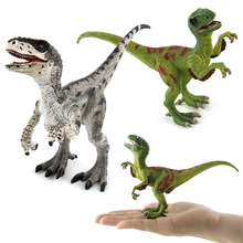 Juguetes de dinosaurios de Jurassic World para niños, modelo de Velociraptor, regalo de Navidad 2024 - compra barato