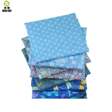 Shuanshuo New Blue Half Meter Twill Cotton Fabric Patchwork Cloth Of Handmade DIY Quilting Sewing Textile Material 160*50cm 2024 - buy cheap