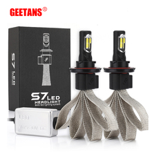 GEETANS-bombilla LED para faro delantero de coche, luces externas para DJ, H7 9005 9006 H8 H9 H11 H1 880 H4, 2 uds., 60W, 12V 2024 - compra barato