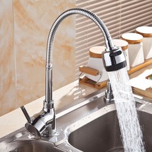 360 Degree Telescopic Universal Kitchen Faucet Dual Sprayer Swivel Spout Kitchen Water Tap Bathroom Faucet Vessel Sink Mixer 2024 - buy cheap