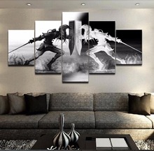 ArtSailing HD print 5 piece canvas painting duel fencing home decoration accessories image paintings for living room wall H245 2024 - buy cheap