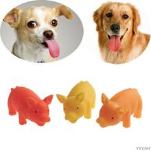 Pet Puppy Chew Squeaker Squeaky Rubber Sound Pig For Dog Toys Play Supplies 2024 - buy cheap