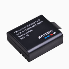 Bateria recarregável de íon de lítio, bateria akku 1180mah pg1050 para sjcam sj4000 sj5000 sj6000 xiaomi eken 4k h8 h9, 1 peça câmeras GIT-LB101 dígitos 2024 - compre barato
