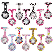 2pcs/Lot New Nurses Watches Doctor Portable Fob Watch Brooches Silicone Tunic Batteries Medical Nurse Watch Quartz With Clip 2024 - buy cheap
