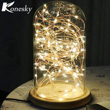5m 50 LED Copper Wire String lights night Light Holiday lighting For Garland Fairy Christmas Tree Wedding Party Decoration 2024 - buy cheap