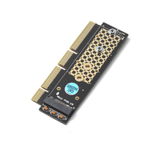 Nova M.2 NVMe SSD NGFF PCI-E para PCI-E 3.0 16x M Chave Porta HDD Adapter Extender Conversor Conector da Placa de Expansão placa Riser Card 2024 - compre barato