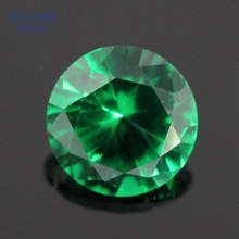 Green Nano Precious Stone Round Brilliant Cut Synthetic Gems For Jewelry 0.8~2.5mm High Temperature Resistance Nano 2024 - buy cheap