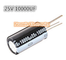 5pcs 10000UF 25V Electrolytic Capacitor 25V 10000UF Aluminum Electrolytic Capacitor 18X35mm 2024 - buy cheap