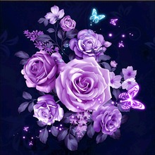 Butterfly rose diamond Embroidery diy diamond painting mosaic diamant painting 3d cross stitch diamond pictures H472 2024 - buy cheap