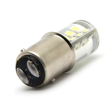 Bombilla estroboscópica 1157 BAY15D P21/5W, Bombilla de silicona 2835 SMD, 12 luces LED de reversa para coche, lámpara de freno, accesorios para coche, 12V, 10 Uds. 2024 - compra barato