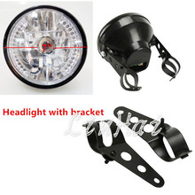 Motorcycle Headlight LED Turn Signal H4 35W WIth 35-43mm fork tubes Headlight bracket Fits For Honda Yamaha Suzuki Custom 2024 - buy cheap