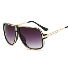 Модные металлические мужские солнцезащитные очки, классические винтажные Дизайнерские мужские и женские солнцезащитные очки, роскошные солнцезащитные очки для пилота UV400 2024 - купить недорого