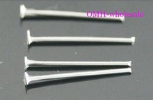 Omh pinos de cabeça de metal dy64, acessórios para joias 30mm, ferramenta de produção, 450 peças 2024 - compre barato