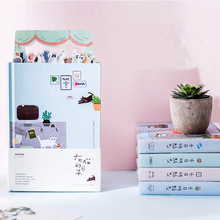 Kawaii planejador de diário pessoal, capa de cores para livro e caderno, agenda, bloco de notas, artigos de papelaria coreano e flores 2024 - compre barato