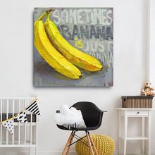 Pinturas en lienzo de pared del dormitorio, marco de arte, 1 pieza, Andy Warhol Bananas, imágenes, impresiones, cartel de frutas, decoración del hogar para sala de estar 2024 - compra barato