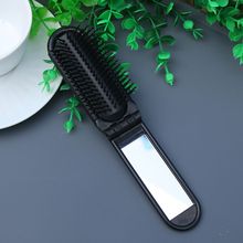 New Hair Comb Travel Portable Mini Folding Hair Brush Airbag Massage With Mirror For Pocket Size Girls Travel Comb Hair Styling 2024 - buy cheap