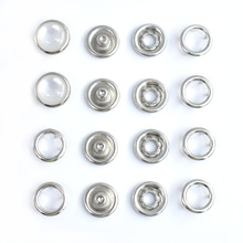 Juego de botones a presión de perlas de 10mm y 12mm para camisas, bolsos, cierre de botón de Metal, cierre artesanal, 100 unidades, venta al por mayor 2024 - compra barato