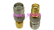 1pce RP-TNC female plug to RP-SMA male jack center RF coaxial adapter connector 2024 - buy cheap