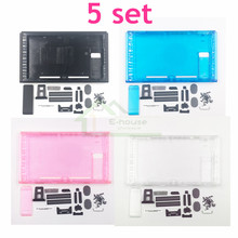 5 Juegos para Nintendo Switch, carcasa de Color transparente, placa frontal con Kit de botones de repuesto para consola NS 2024 - compra barato