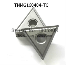Free Shipping 10PCS TNMG160404-TC Metal ceramic inserts Cutter Carbide Alloy for Lathe Holder MTJNR / WTJNR/ MTBNR/MTQNR/ MTENN 2024 - buy cheap