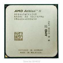 Четырехъядерный процессор AMD Athlon II X4 645 3,1 ГГц, процессор ADX645WFK42GM Socket AM3 2024 - купить недорого