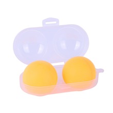 Portable Table Tennis Container  For 2 Ping Pong Balls  Box PP Plastic Key Chain Tool Storage Case Sports Training Accessories 2024 - buy cheap
