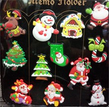 2018 Мультяшные магниты на холодильник для детей, милый снеговик, рождественская елка, Санта-Клаус, Декор, сувенир, маленькая магнитная наклейка, случайный цвет 2024 - купить недорого