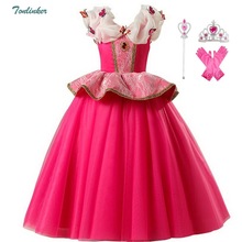 Meninas princesa borboletas fantasia fantasiar-se traje roupa formal flor tule vestido grande menina criança conto de fadas cosplay outfit 2024 - compre barato