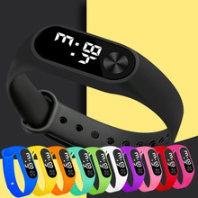 Fashion Digital LED Sports Watch Unisex Silicone Band Wrist Watches Men Women 2024 - buy cheap