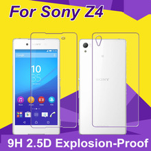 2PCS Front + Back Tempered Glass 9H Protective Film Explosion-proof Screen Protector for Sony Xperia Z3 Plus E6553 Z3+dual E6533 2024 - buy cheap