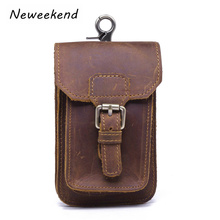 Belt Bag Men's Waist Bag Fanny Genuine Leather Pack Bum Hip Phone Money Card Cigarette Pouch Purse Vintage Leg Drop Bag Travel 2024 - buy cheap