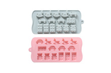 1PC Trojan Horse Car Bear Shape Fondant Baking Chocolate Silicone Mold for Cake Decorating Tools Craft Molds OK 1035 2024 - buy cheap