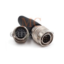 HIROSE-conector de 12 Pines, HR10A-10P-12P(73) HR10A-10R-12S(73), 12 Pines, conectores de cable de soldadura de aviación, enchufe de alimentación de autobloqueo push-pull 2024 - compra barato