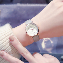 Женские Механические Кварцевые часы для девушек с циферблатом Smile Face с ремешком из искусственной кожи LL @ 17 2024 - купить недорого