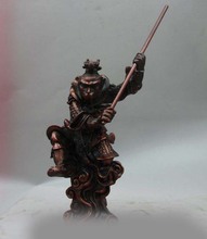 China Buddhism Red Copper Bronze Carved Sunwukong Monkey King God Buddha Statue SD 506 2024 - buy cheap