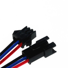 Conector macho a hembra JST SM de 3 pines, 20CM/30CM/40CM, conectores de cables para tiras LED 2024 - compra barato