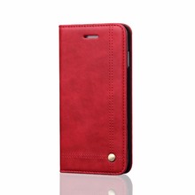 Флип-чехол кожаный для iPhone 7, с карманом для карт 2024 - купить недорого