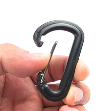 Outdoor Tactical Carabiner Quick Hook Keychain D-Style Hanging Backpack Buckle for Camping Tent Accessories FW167 2024 - buy cheap