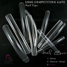 French Extreme Long Curve Nail Tips Professional 200x Clear Long Competition-Curve Salon Nails - Free shipping 2024 - buy cheap