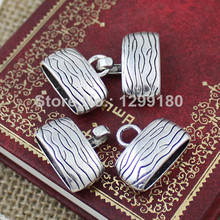 20sets/lot Antique Silver Fold Over Lobster Clasp For Necklace Bracelet Chain DIY Jewelry Parts 29mm Hole:17x5mm K01923 2024 - buy cheap