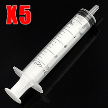 5PCS 10 mL Slim Injection Nutrient Syringe Solute Mixture Ink Cartridge Wholesale epoxy resin syringe With Cover Measuring 2024 - buy cheap