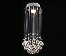 Lustre de cristal k9 de luxo, pequeno, iluminação para sala de jantar, moderno, luz de serviço, varanda, sala de estar, restaurante, casa, quarto, led moderno 2024 - compre barato