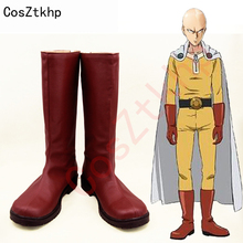 Novo boneco masculino um soco, botas de cosplay de saipu, sapatos de anime customizado 2024 - compre barato