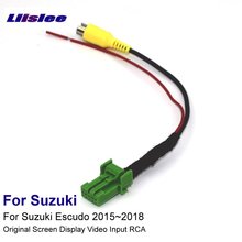 Cable RCA de entrada Original para Suzuki Vitara Escudo Jimny 2015-2019, adaptador para interruptor de cámara trasera, Cable conector 2024 - compra barato